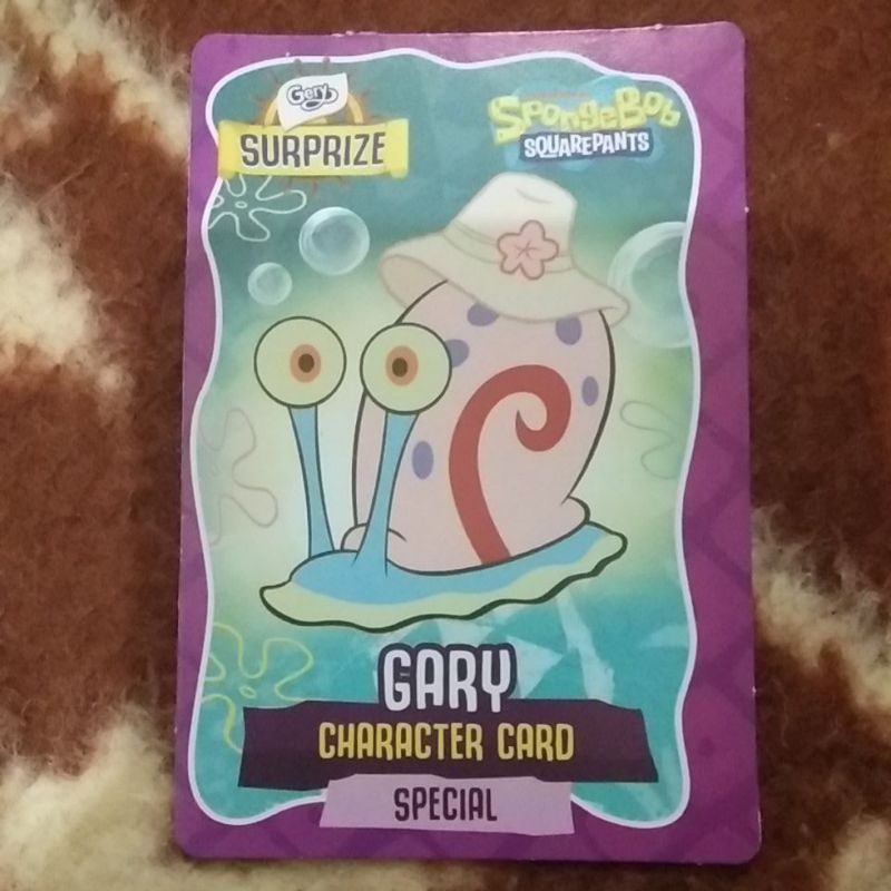 Kartu Gery Surprize Spongebob (Gary special)