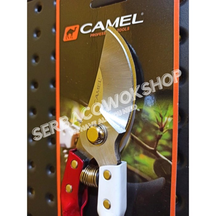 Camel Gunting Dahan Gagang Besi Merah Putih Pruning Shears Termurah