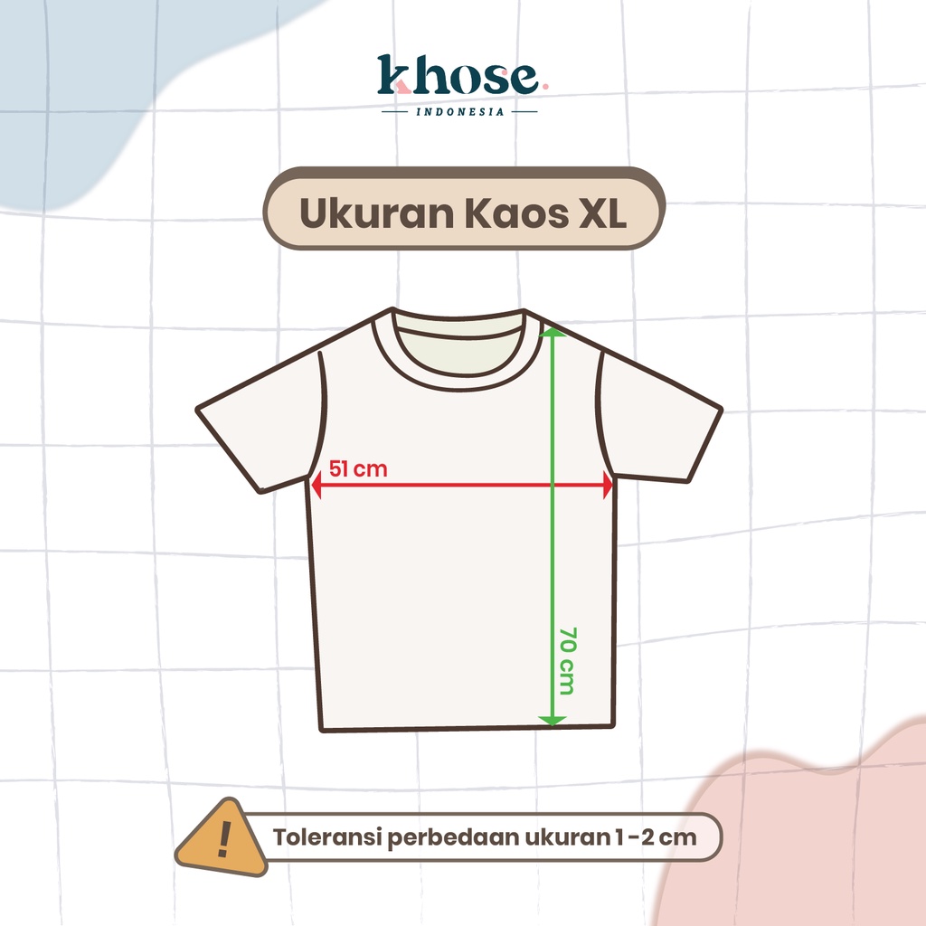 KHOSE KAOS KHUSUS CUSTOM SIZE XL PRINT DIGITAL SABLON / MOHON UNTK MEMBACA DESKRIPSI SBLM PESAN