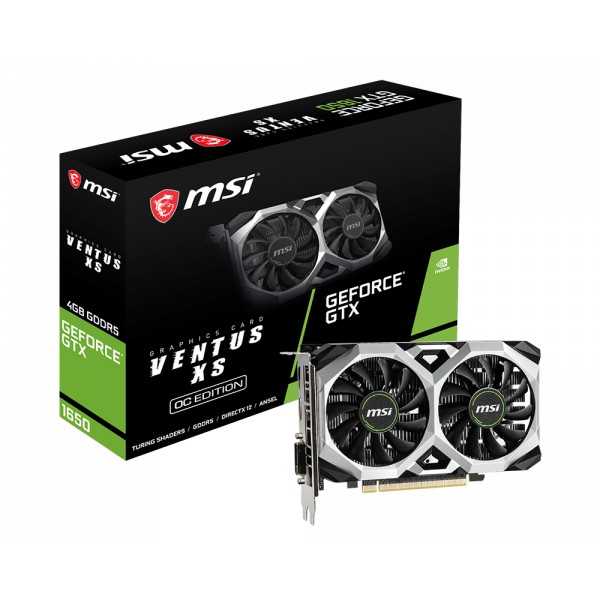 VGA MSI GTX1650 Ventus XS 4G OC