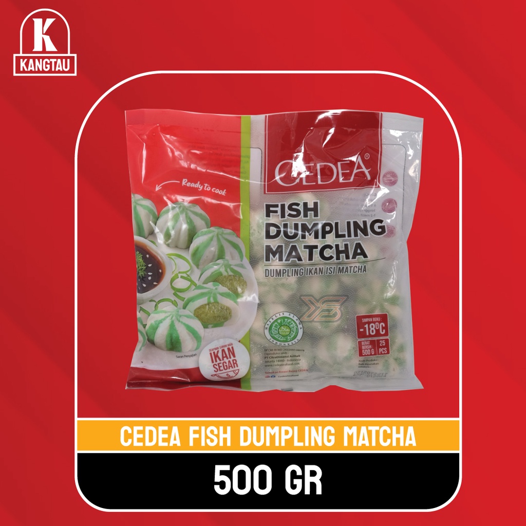 

Cedea Fish Dumpling Matcha 500GR