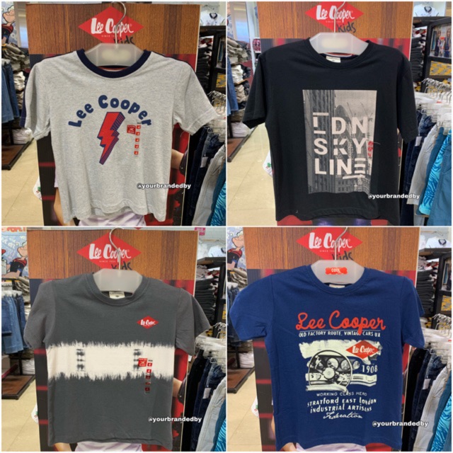 Kaos anak laki-laki 4-16y Lee cooper kids original