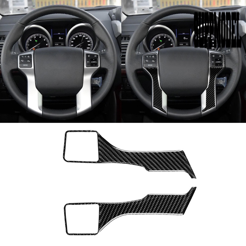 2pcs Stiker Trim Stir Mobil Untuk Toyota Land Cruiser Prado 2010-2018