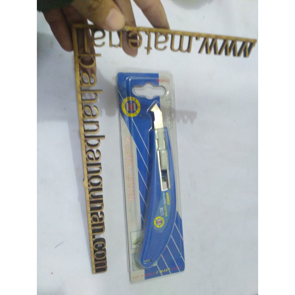 

pisau acrylic kecil stainless cutter plastic pemotong kertas tajam carter akrilik plastik DISKON7