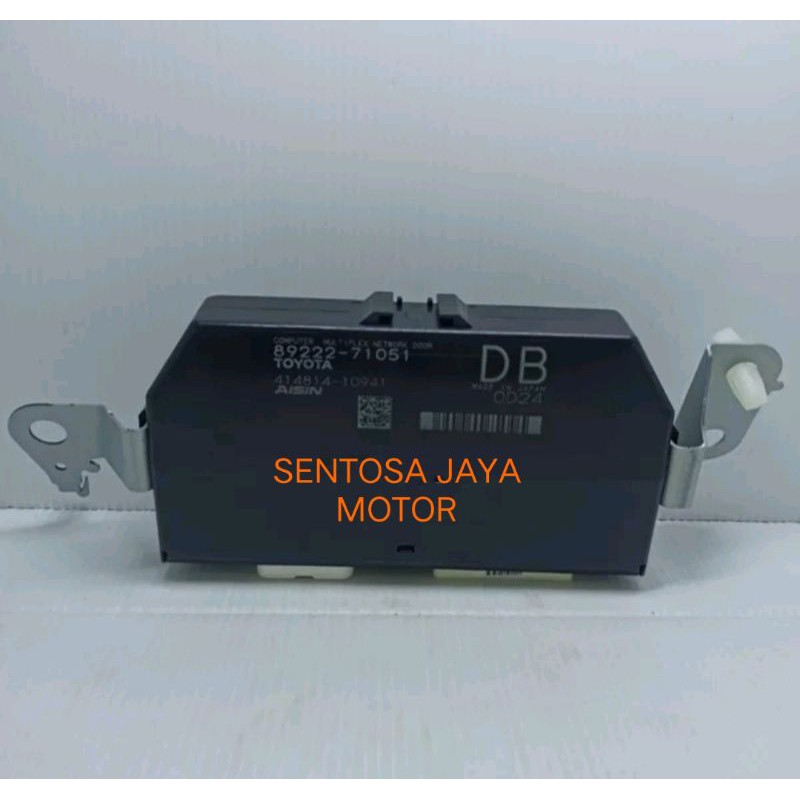 ECU COMPUTER KOMPUTER MULTIPLEX NET WORK DOOR FORTUNER VRZ 2016 UP ASLI 89222-71051 ORIGINAL