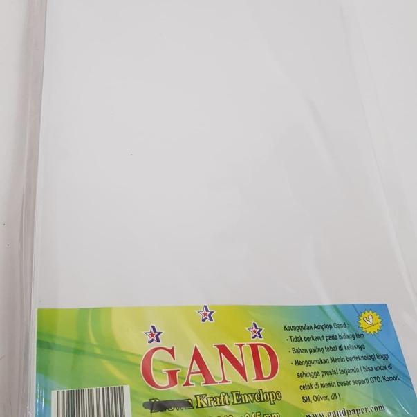 

✈ GAND AMPLOP FOLIO PUTIH HVS 100gr seal ♪