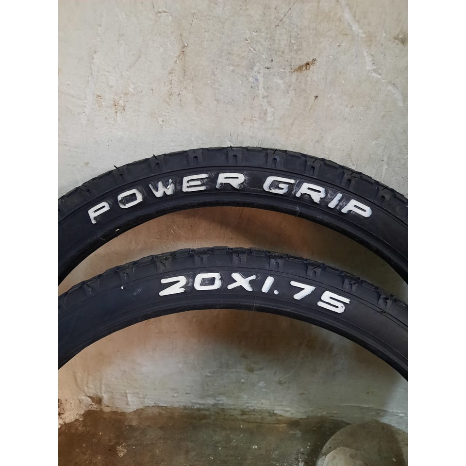 TERMURAH!!! Ban Luar Power Grip 20 x 1.75 / Ban Luar Sepeda Ukuran 20 / Satuan