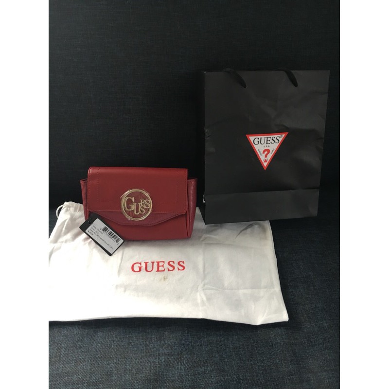 Wb Guess Guess sale 50% Belt Bag Guess Aldona Original Counter singapore Ada Tag Harga