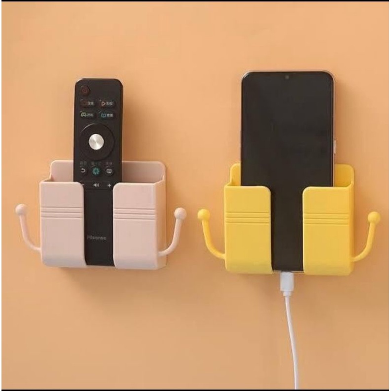 Holder HP Tempel Dinding Holder Charger Tembok Rak Remote Holder HP