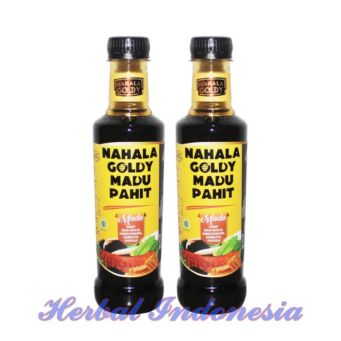 

MADU HITAM PAHIT GAMAT NAHALA GOLDY 475 GR (BELI 2 BOTOL GRATIS 1) SUPER AMPUH