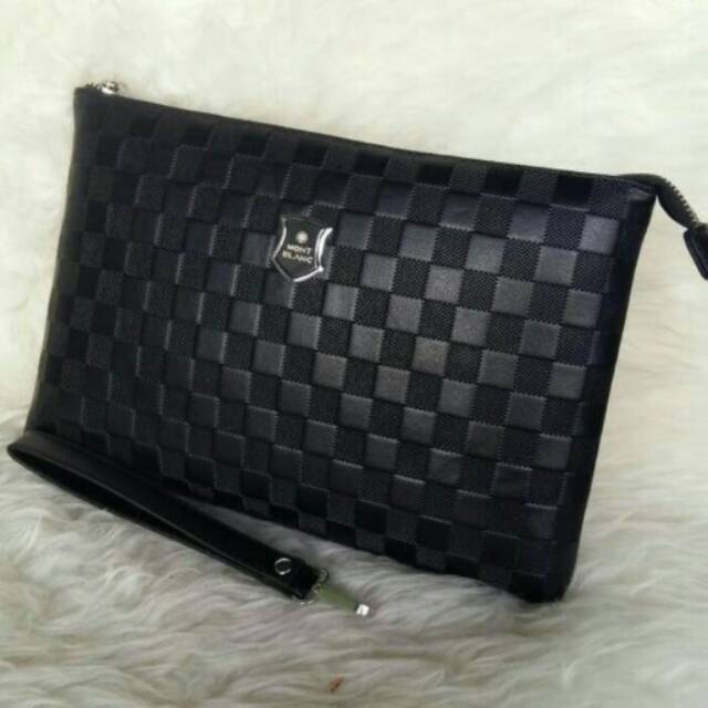 Tas tangan pria/wanita MONTBLANC BLACK