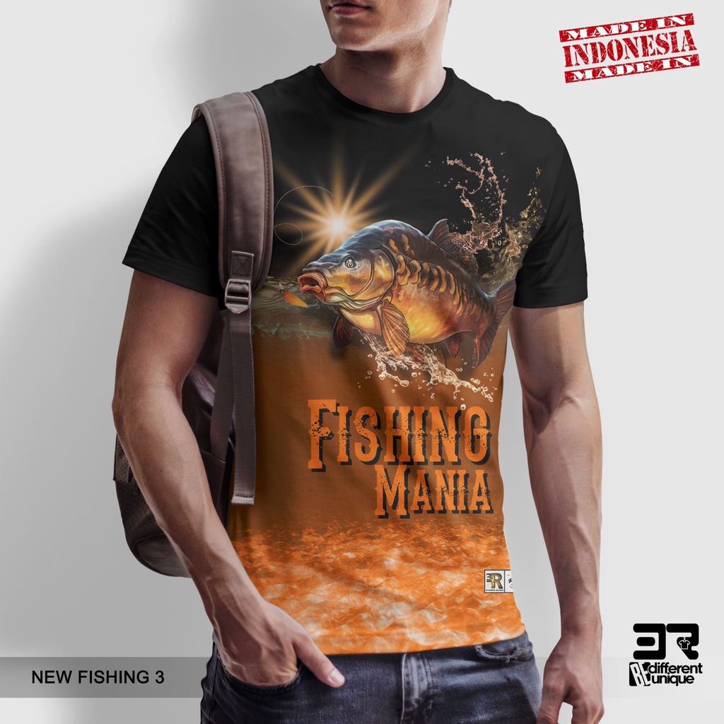 [ COD ] KAOS PRINTING GAMBAR MANCING FISHING new 3 - BAJU HOBI MANCING MANIA STRIKE DISTRO ORIGINAL 