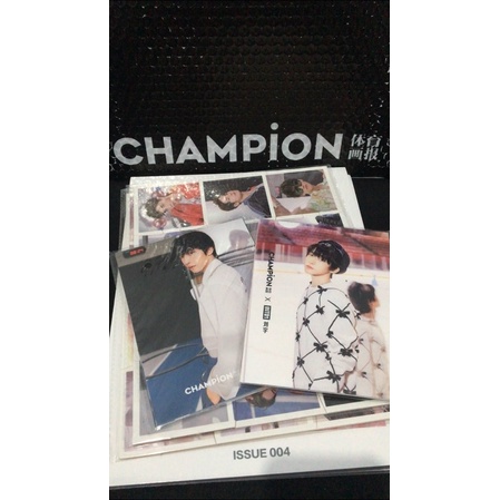 [JNE ONLY] Majalah / Magazine Champion x INTO1 Merch Postcard PC Photocard Official
