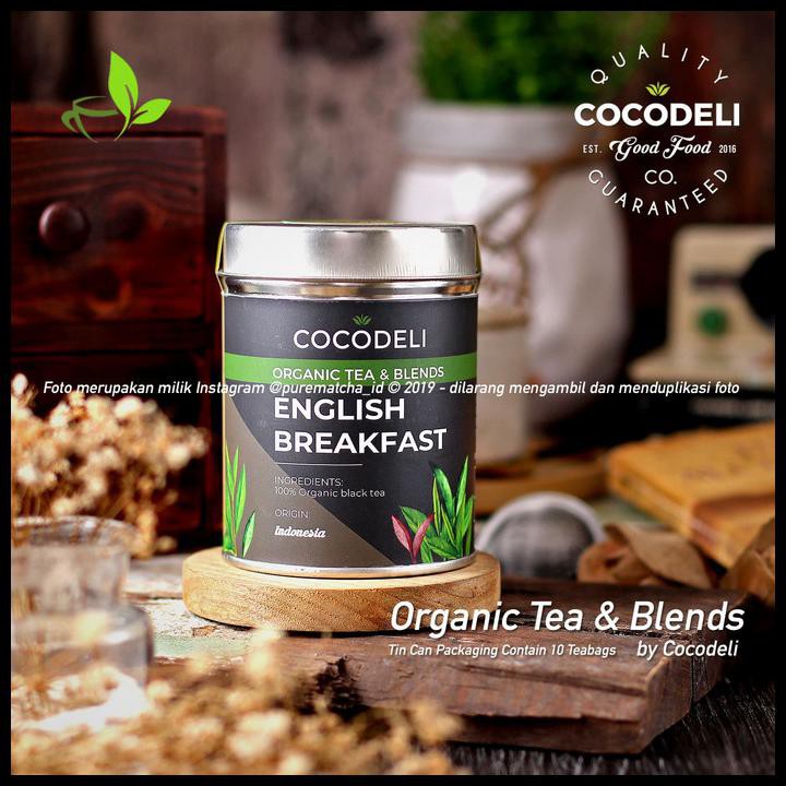 

Cocodeli - English Breakfast 1Tb Sample Organic Indonesian Black Tea
