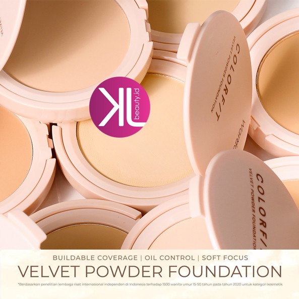 WARDAH COLORFIT VELVET POWDER FOUNDATION