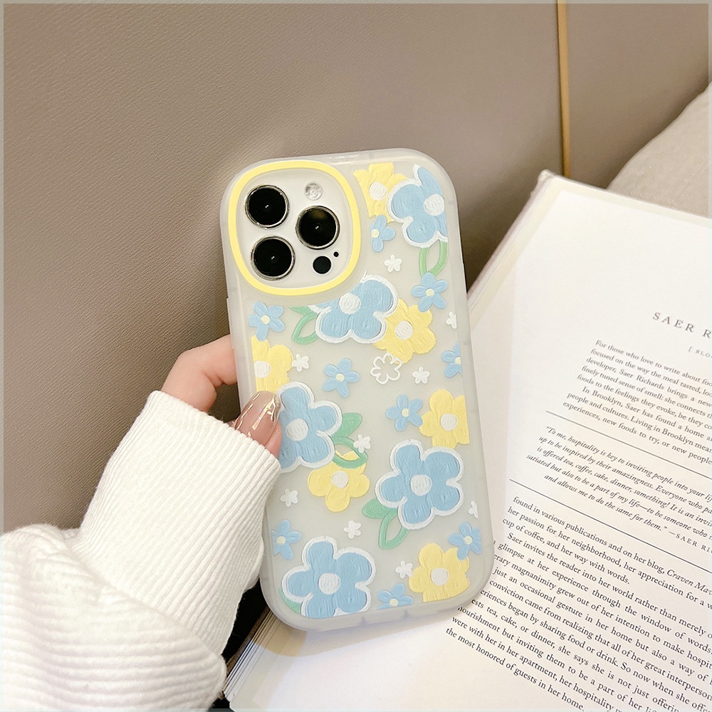 Casing Soft Case Tpu Motif Bunga Untuk Samsung M23 M32 F62 M62 M31 A33 A53 A73 A03 Core S21 FE S22 Plus S20FE