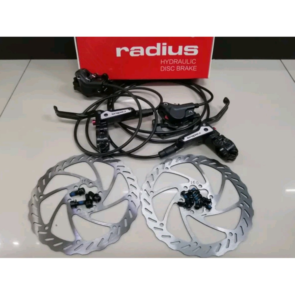Rem Hidrolik Disc Brake Hidrolic Radius Plus Rotor 160 mm