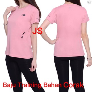 JS - Baju Training (Wanita) Bahan Corak 2