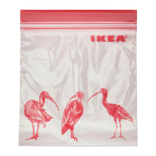 Kantong Plastik Klip 1 L Isi 25 Pcs ISTAD IKEA/ Kantong Plastik Ziplock
