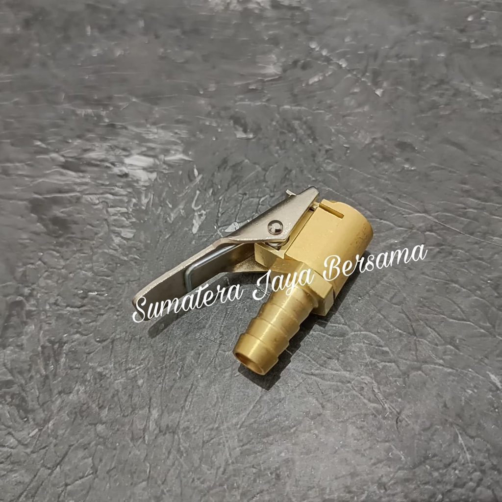 kepala isian angin ban jepit kuningan Air chuck klip Isi angin model jepit