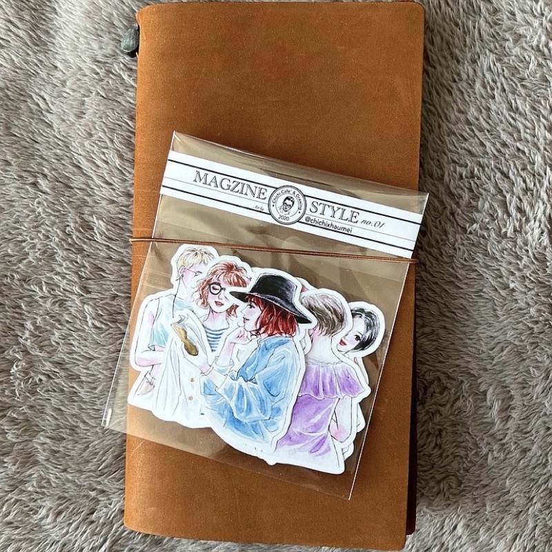 

Chichi Magzine Style Short Hair Sticker