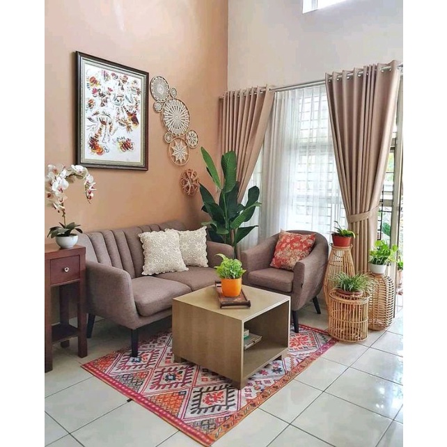 Sofa minimalis Retro elegant 2 seater + single