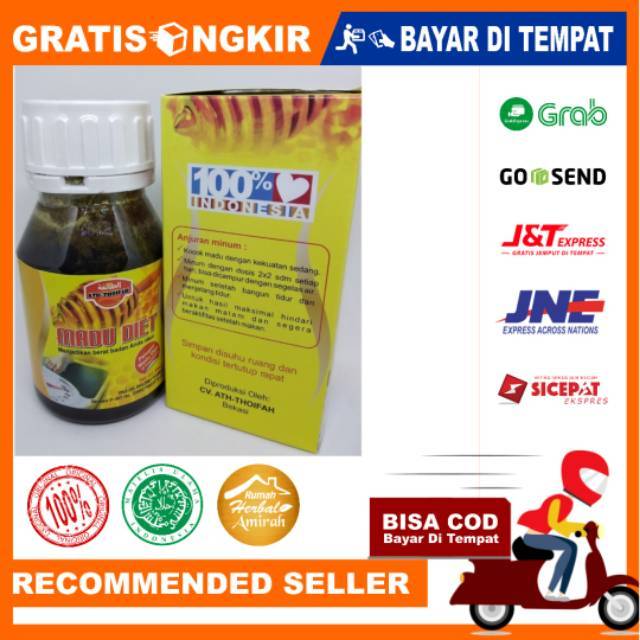 madu diet AtThoifah madu herbal pelanging Asli Original penurun berat badan efektif