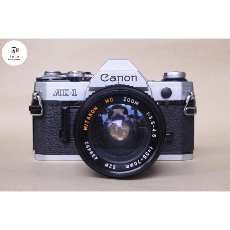 Kamera Analog Canon AE-1 ( Free roll film )