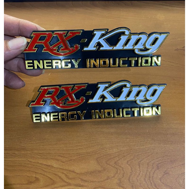 LOGO EMBLEM RX KING BOX AKI RX KING BISA SATUAN DAN 1 SET