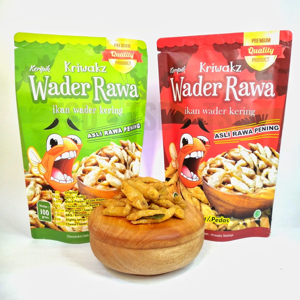 

KERIPIK IKAN WADER RAWA 100 GRAM ASLI IKAN WADER GORENG TEPUNG MAKANAN SIAP SAJI SIAP MAKAN