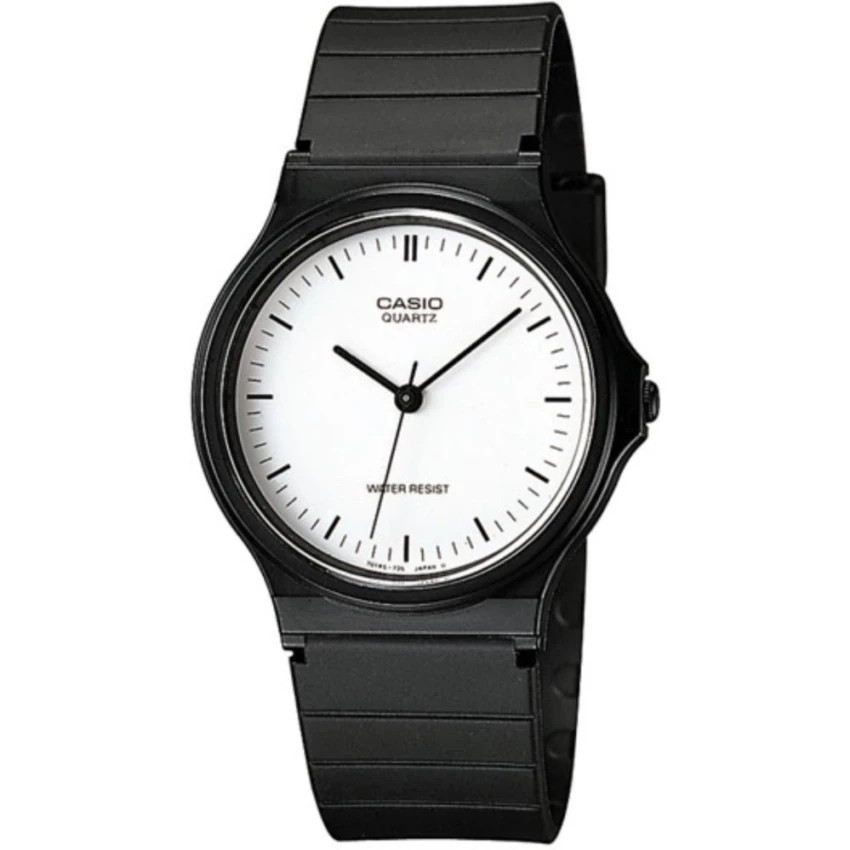 Casio Original MQ-24-7E / MQ24-7E / MQ-24 - Unisex - Analog - Karet - Hitam