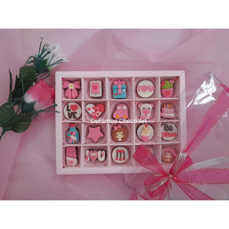 

kado ulang tahun unik coklat lucu tema girly