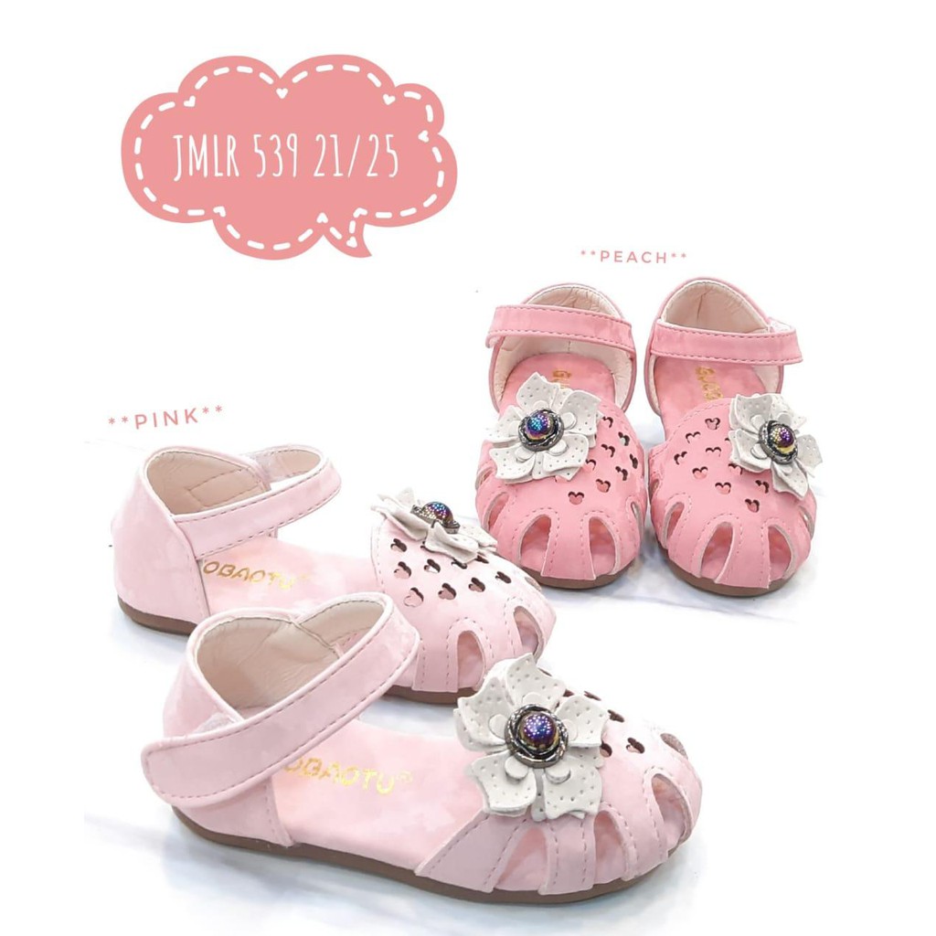 7.7   TERMURAH SEPATU SANDAL ANAK PEREMPUAN MODEL BUNGA #Shopeehaul