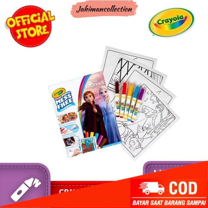 

✨ BISA COD ✨ CRAYOLA Color Wonder FROZEN 2 Foldalope