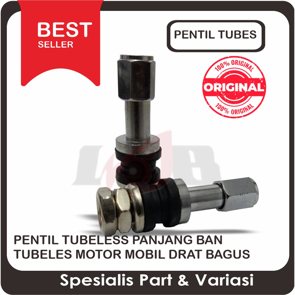 Pentil Tubeless Panjang Ban Tubeles Motor Mobil Drat Bagus Awet