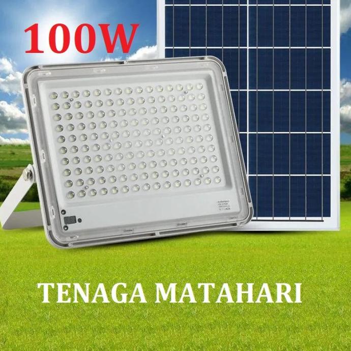 Lampu Sorot Tenaga Matahari Led Tenaga Surya - Panel Surya 100W