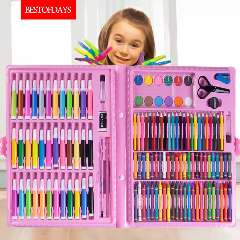 

VISIONS Oil Pastel Crayon 150 Macam Warna Set Koper 150 in 1 Cocok Untuk - CP4