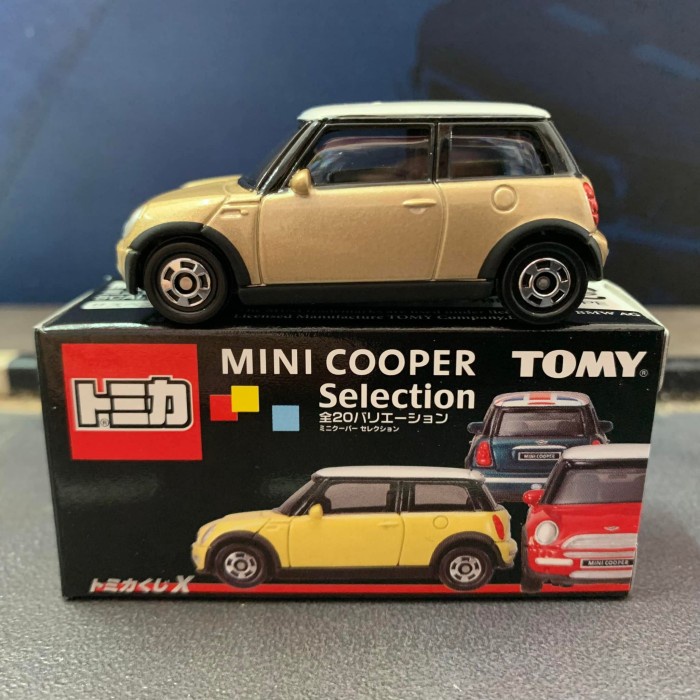 Tomica Mini Cooper Selection - Gold 17 - Base Besi - Made in China