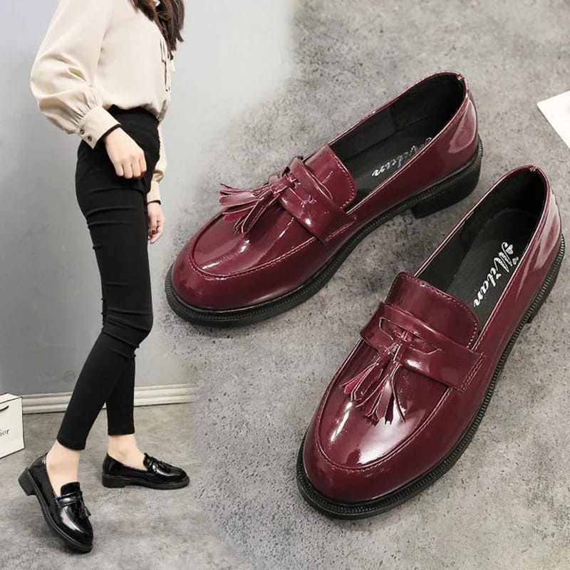 SEPATU WANITA LOAFER / SEPATU DOCMART BEST SELLER PREMIUM 004