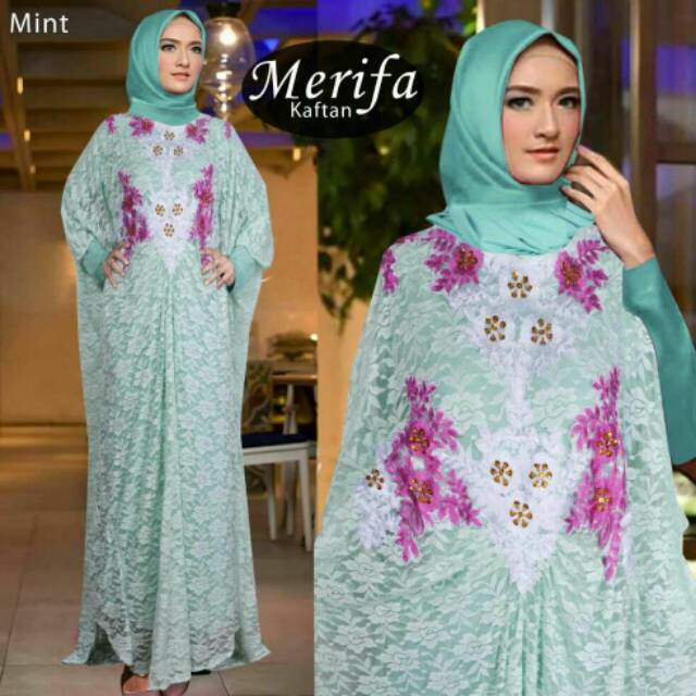 Merifa Kaftan Jumbo Fashion Muslim Wanita