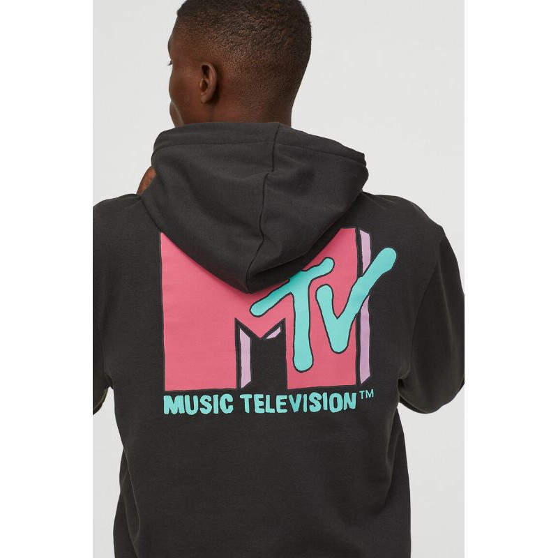 S - XXXXXL(6XL) JAKET HOODIE MTV MUSIC TELEVISION BIGSIZE PRIA WANITA UNISEX SWEATSHIRT MTV JUMBO S M L XL XXL XXXL 4XL 5XL 6XL FLEECE HNM HM