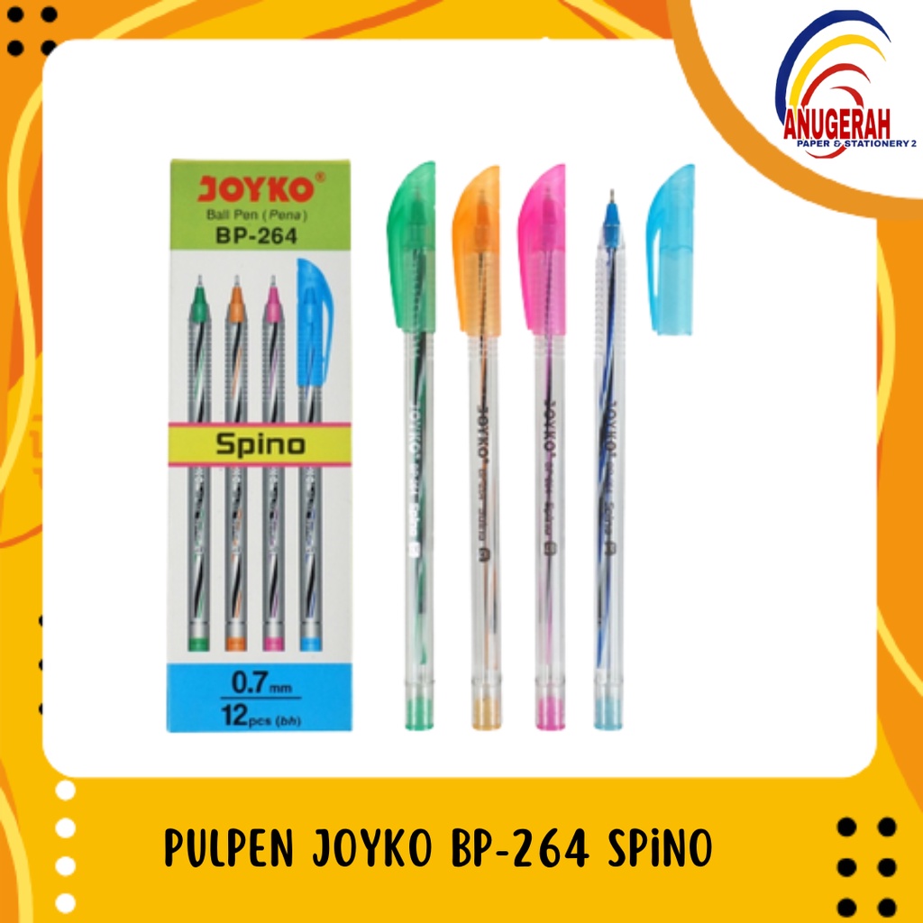 

Ball Pen / Pulpen Joyko BP-264 Spino 0.7 mm (LSN)