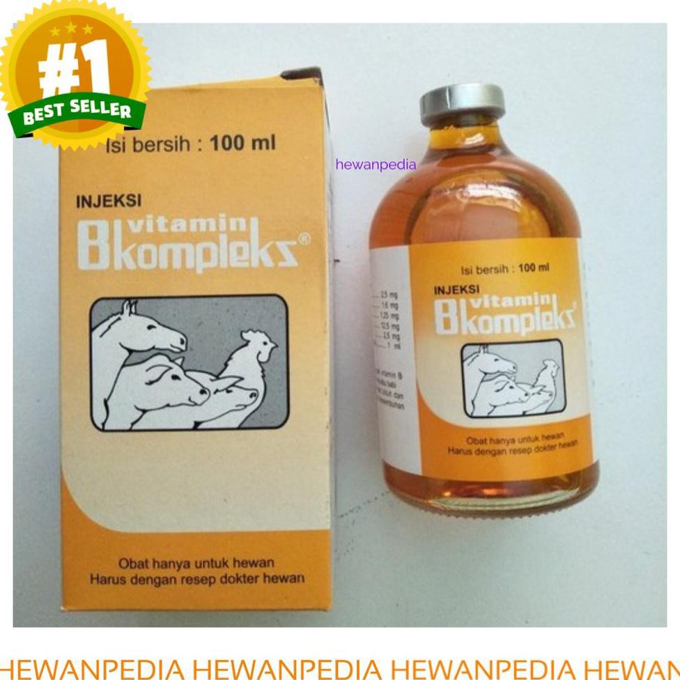 Vitamin B Kompleks 100 Ml Medion Vitamin Bkompleks Hewan Ternak Sapi Kambing Domba Kuda Anjing Indonesia