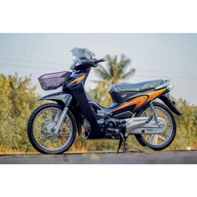 striping wave 125 karisma full Hitam