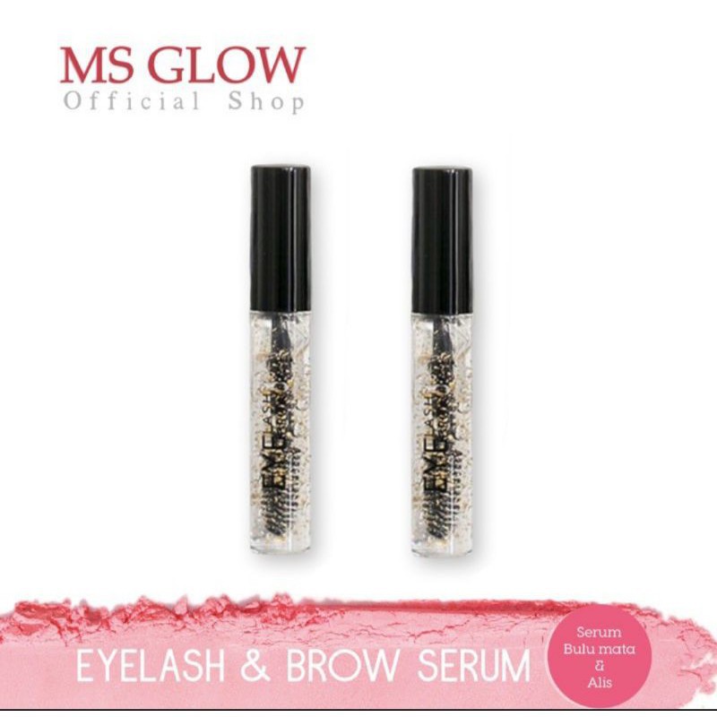 MS GLOW PAKET EYES SERIES ISI 3 (EYELINER / EYEBROW PENCIL / EYELASH &amp; BROW SERUM) BISA ECER