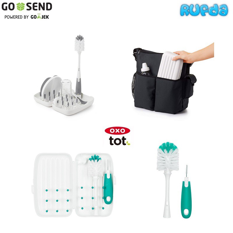 Oxo Tot On the Go Drying Rack Rak Botol Susu Portabel