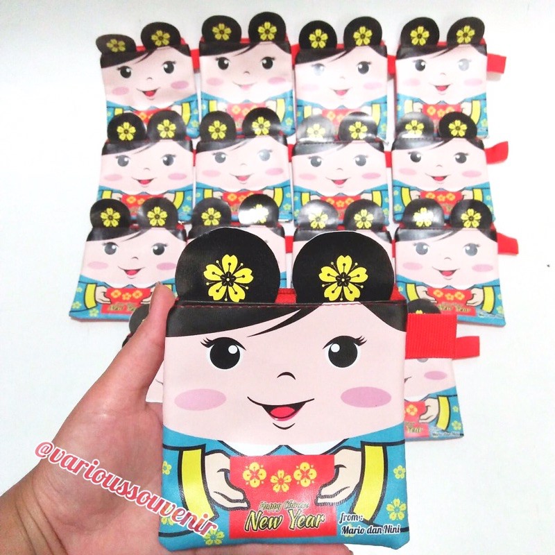 Dompet Angpao Imlek Custom Tahun 2023 Nama Sama Gambar Sama Minim 25pcs Shio Kelinci Rabbit Bunny 3D