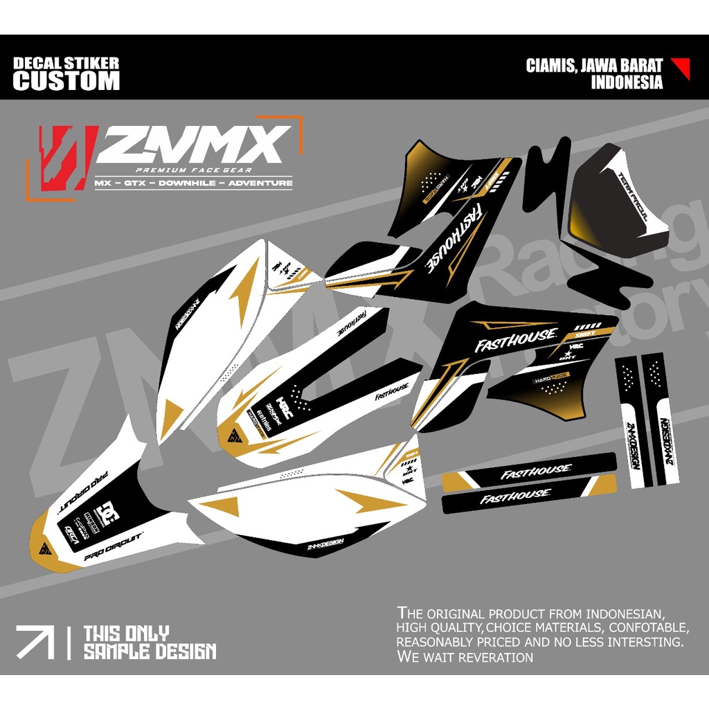 Decal klx dtracker old / decal klx old / bisa custom full body