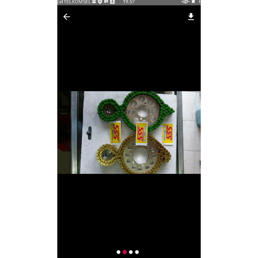 Terlaris Gear Sss 415 Satria Fu Rantai Warna