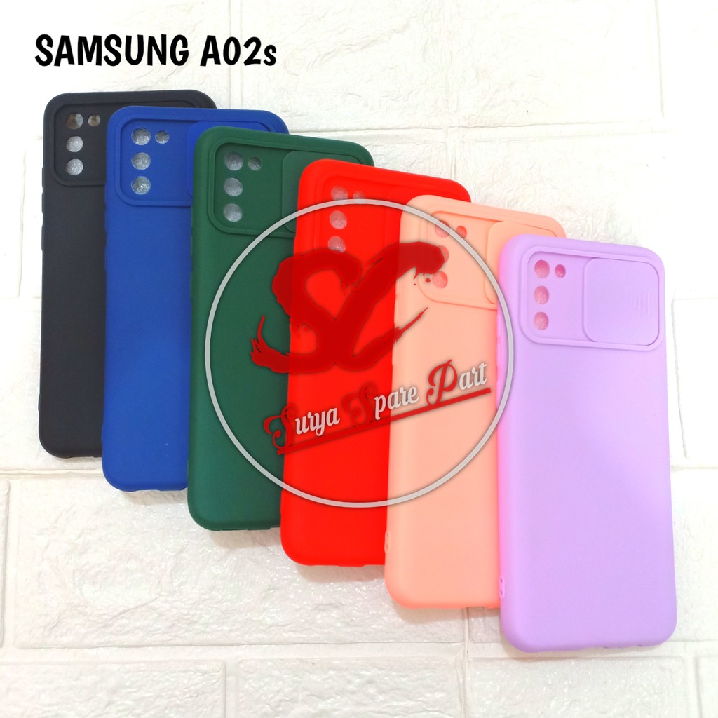 SOFTCASE SLIDE CAMERA PROTECTOR SAMSUNG A02 M02 SAMSUNG A02S - SC